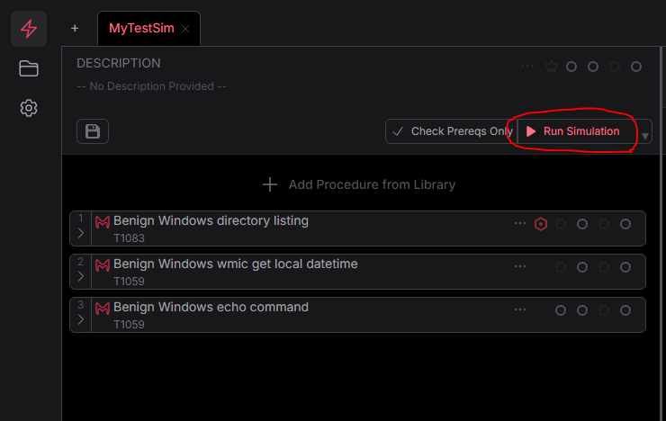 MACAT Run Simulation