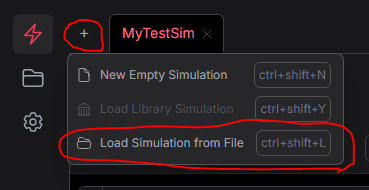 Loading a Simulation 1